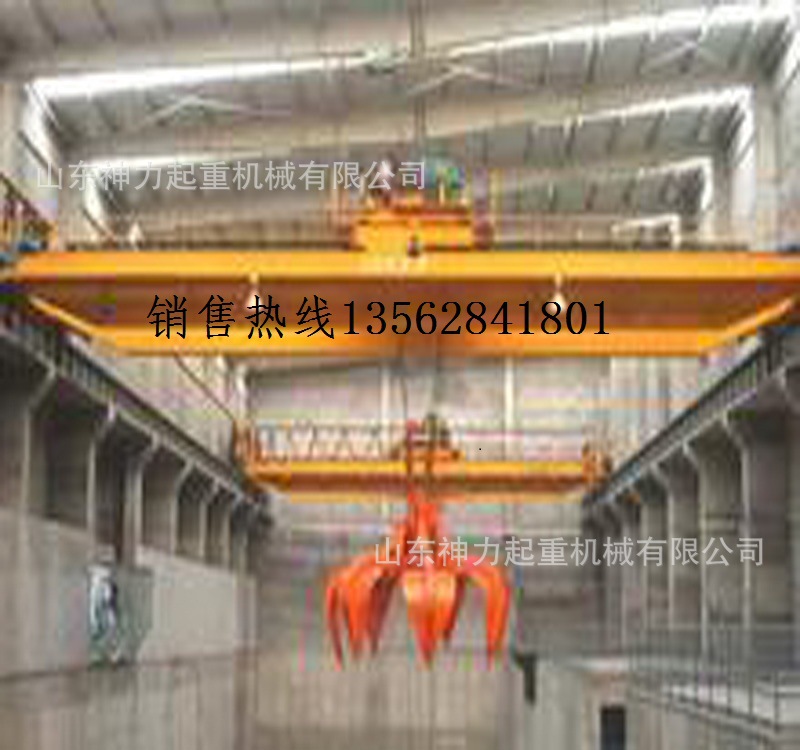 生产QZ型双梁抓斗起重机高质量电动抓斗行车质量可靠价格合理