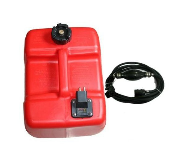 航凱船外機船挂機船用馬達12升外置油箱油管手泵全套 6P外接油箱