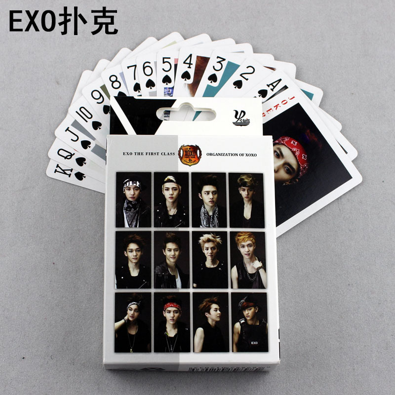 EXO撲克牌封麵
