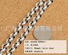 Classic retro necklace suitable for men and women from pearl, wholesale, silver 925 sample, 8mm