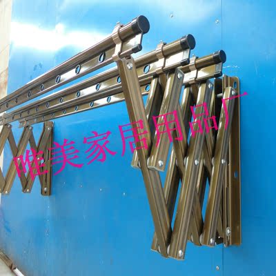 Manufactor wholesale Dual 29 Outdoor racks Floating quilt stand balcony Thirty-four Push pull Telescoping