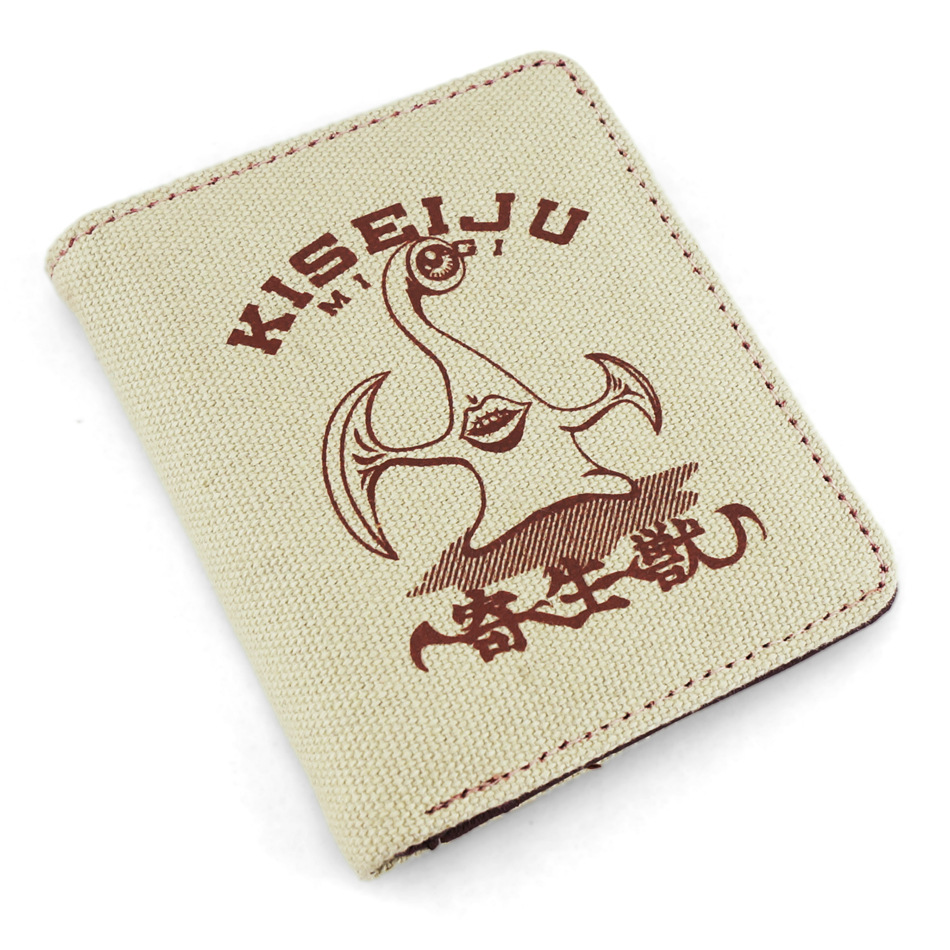 短款寄生獸帆佈錢包(前)