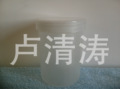 厂家专业生产 350ML塑料PP半透明小桶 质优圆柱形带盖塑料桶