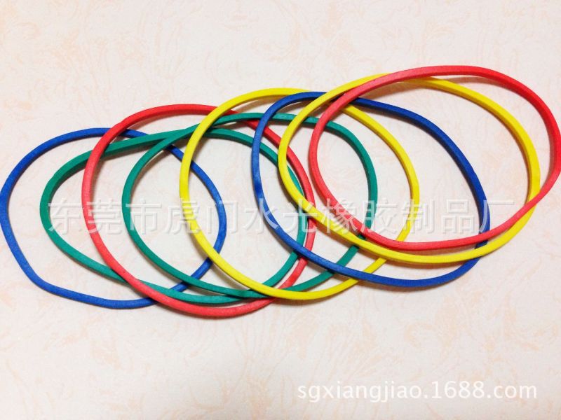 橡皮价筋批发有各种色彩大小橡皮筋黄色厂家供应