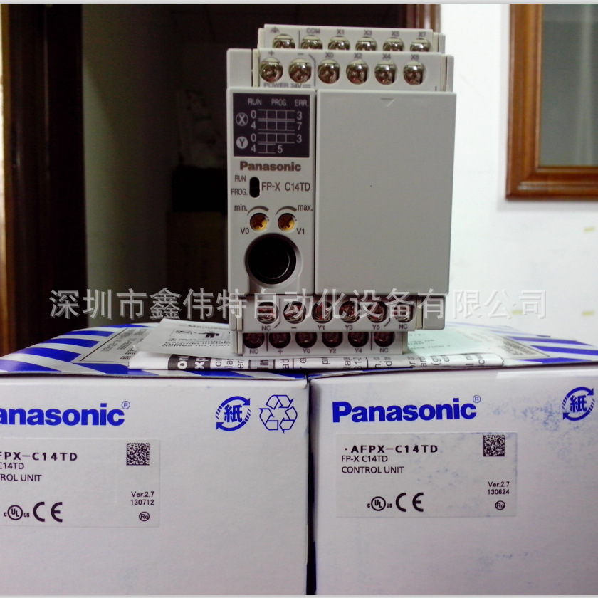 【松下原装正品】FP-X C14TD/AFPX-C14TD 输入8点输出6点 24V电压