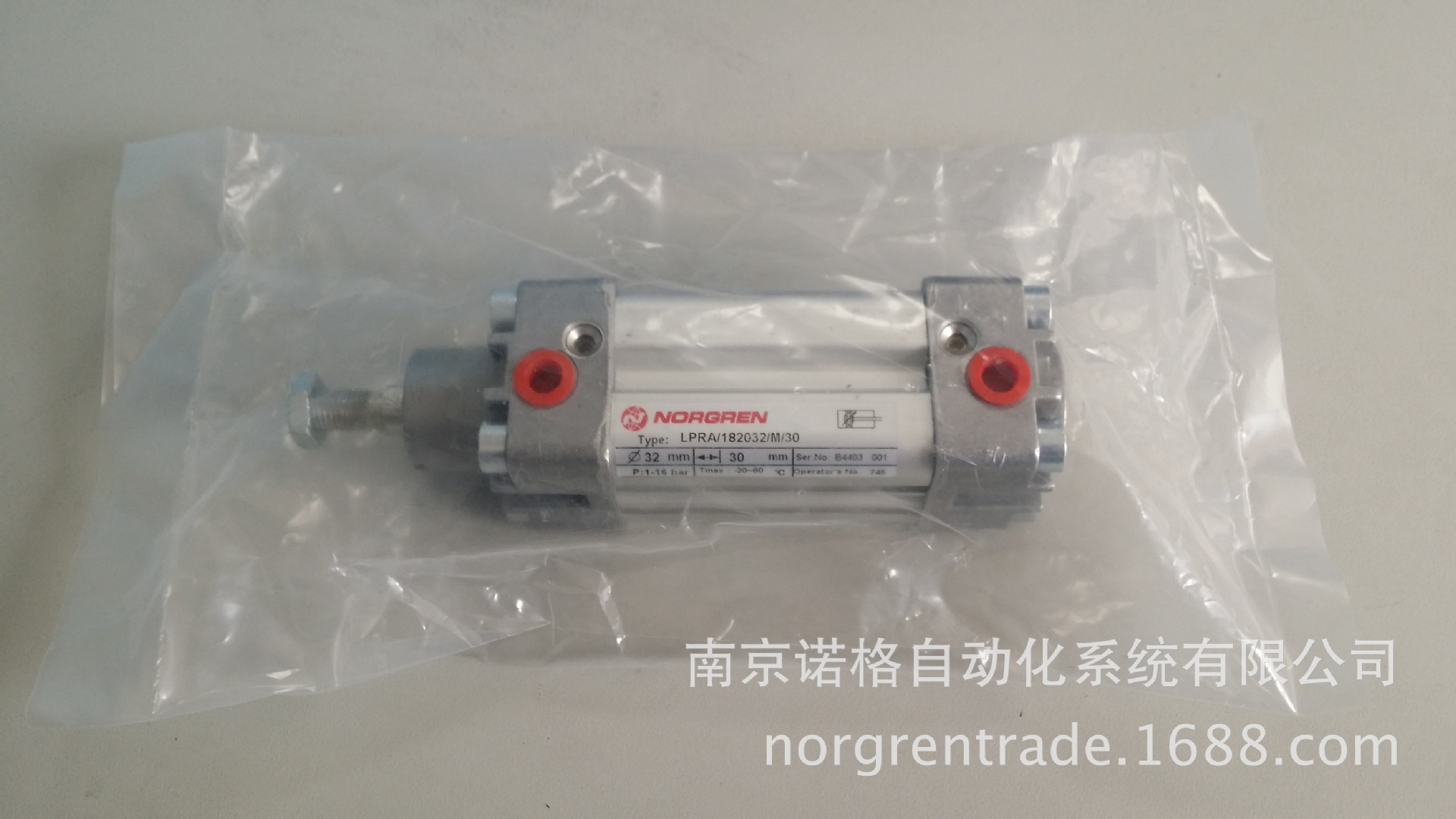 NORGREN  ISO/VDMA 型材气缸LPRA/182032/M/30