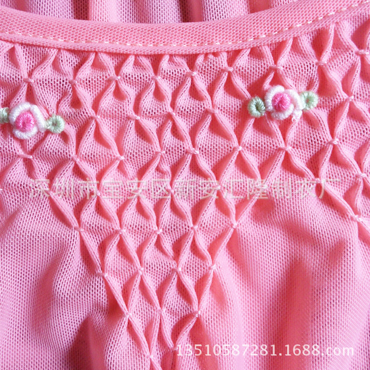 加工场 手工打揽 手绣 蕾花 专业品牌店设计打版半成品服装