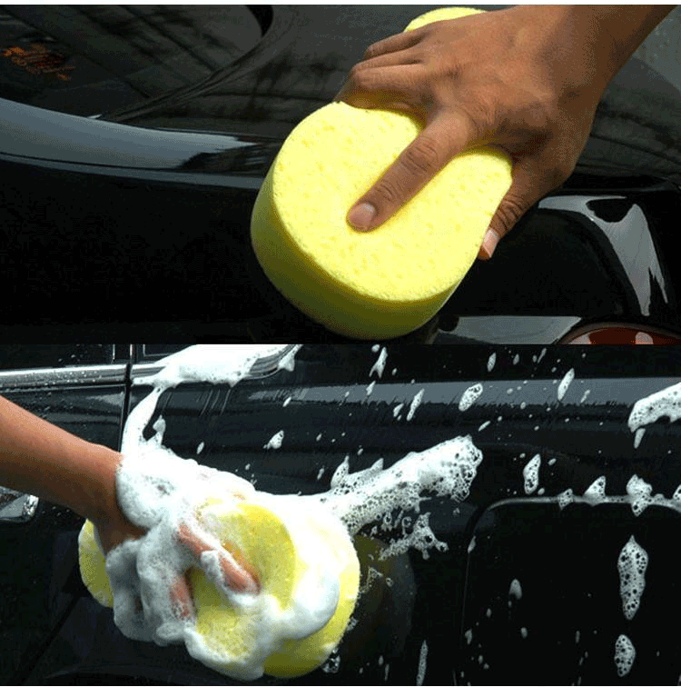 Cleaning Car Wash Cleaning Products 8-shaped pinhole Car wash sponge High Density Softness does not hurt the car