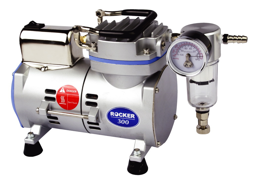 现货供应台湾Rocker300无油式真空泵 实验室真空泵