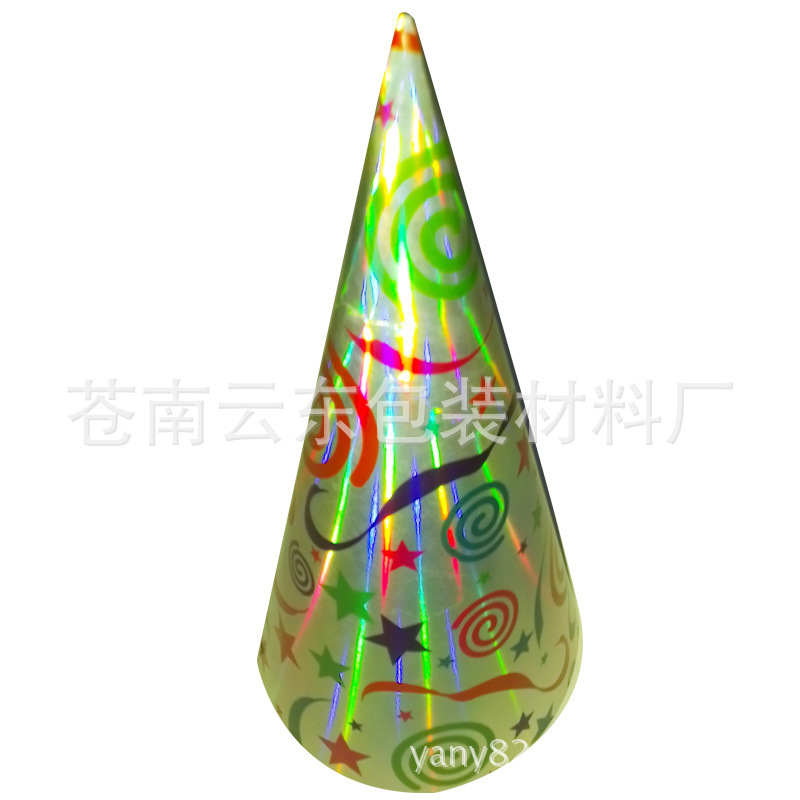 厂家直销文化用品 圣诞节铝箔纸帽 铝箔纸厂家 卡纸 彩色卡纸