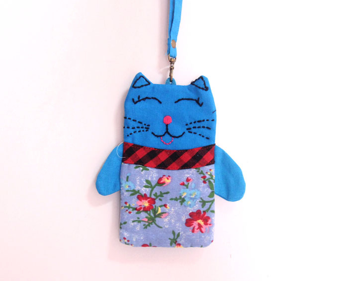 云南个性布艺手机袋