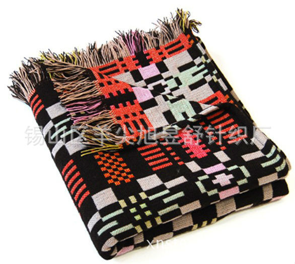 woven pattern blanket