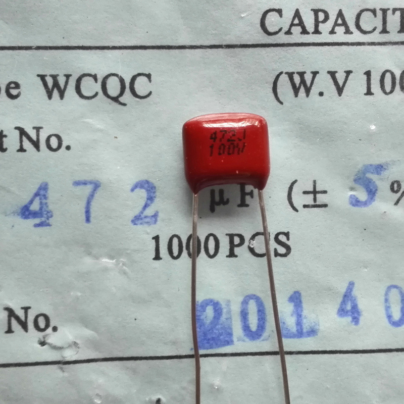 涤纶电容CBB 472J100V 各种元件配套欢迎选购