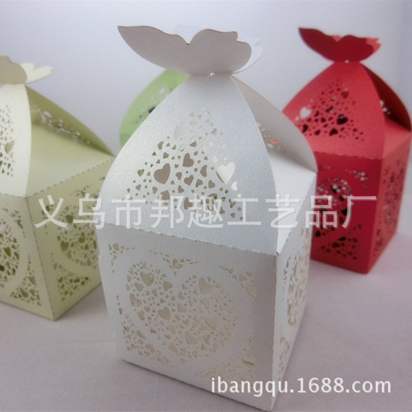欧式创意喜糖盒 镂空糖果盒子 爱心镂空纸盒 礼盒厂家直销批发|ms
