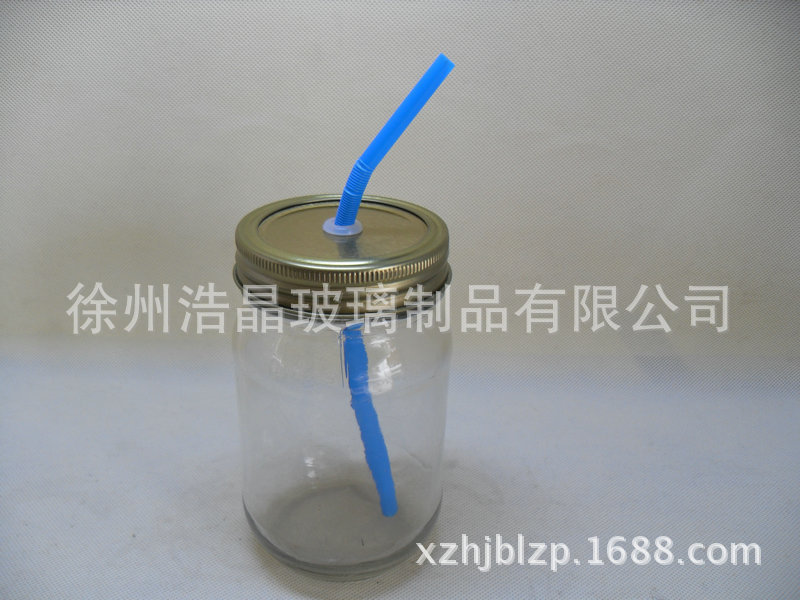 新款蜂蜜瓶 柚子茶玻璃瓶 380毫升饮料瓶定做各种瓶型 玻璃罐子