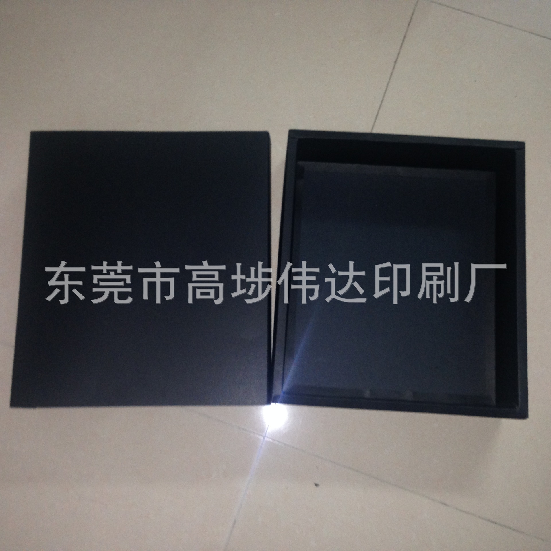 包装盒 抽屉盒 印刷黑色包装盒 黑卡抽屉盒印刷 东莞包装定做