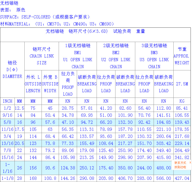 無檔錨鏈