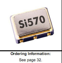 供应Silicon/芯科570EBB000521DG可编程振荡器2.5VCML 10-810MHz