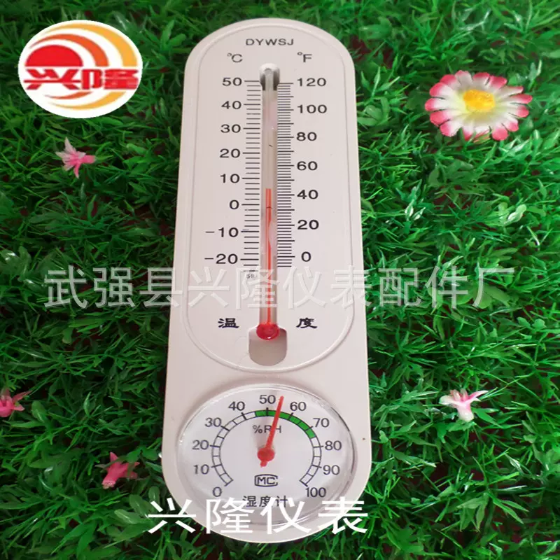 家用温湿度计 壁挂式指针式温湿度计 大棚养殖专用温湿度计