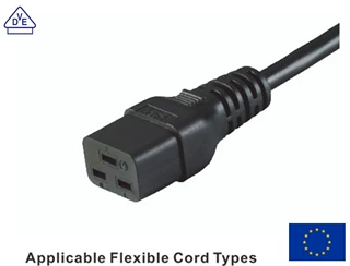 IEC60320 C19横向品字尾16A服务器机房PDU电源线UPS接口