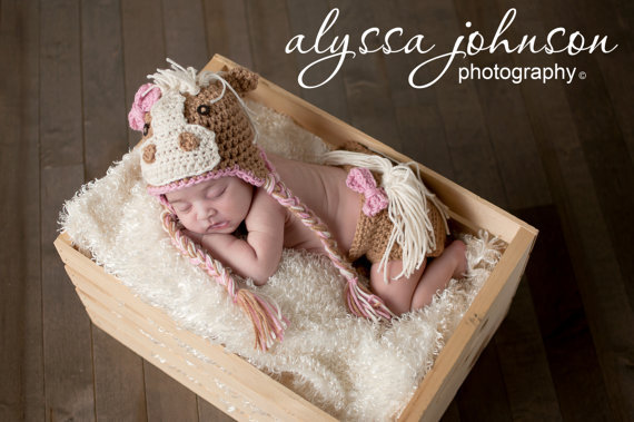 Woolen woven photography props handmade for new born