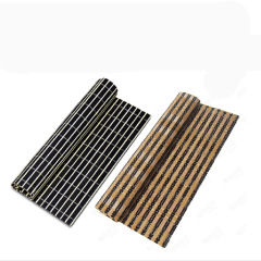 Porcelain Bamboo Tea Mat Set, Hemp Fabric Table Banner Dry Brew Cup Mat, Tea Ceremony Six Gentlemen Tea Set Accessories Heat Insulating Mat