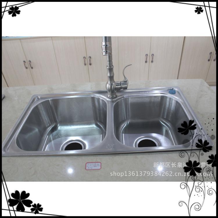 一件起批本色厂家直销不锈钢方型洗菜盆厂家不锈钢洗菜盆厂家配件|ms