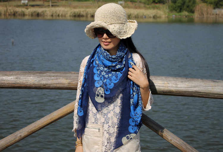 【骷髅方巾】详情图5