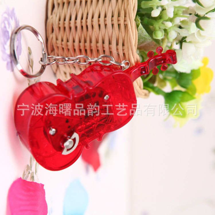 提琴钥匙扣-红2