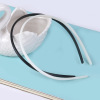 Plastic headband, crooked accessory, simple and elegant design, 0.5cm