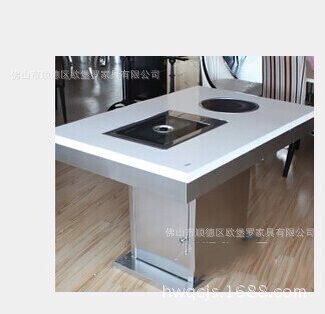 箱体式火锅烧烤一体桌