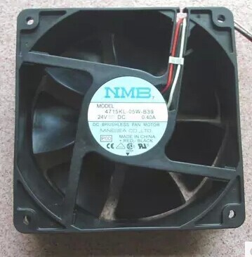 NMB 4715KL-05W-B39 12038 24V 0.36A 3线双滚珠富士变频器风扇