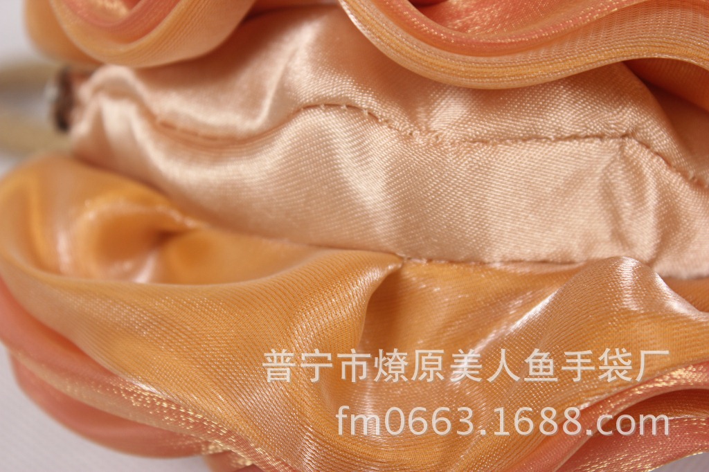 Túi xách tay nữ hoa 3D lụa dạ hội cô dâu — Màu tím, Màu đen, Màu hồng, Màu xám đen chi tiết 12