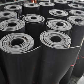 黑色工业橡胶板1-30mm橡胶垫配电室绝缘胶皮铺地胶板5mm橡胶板