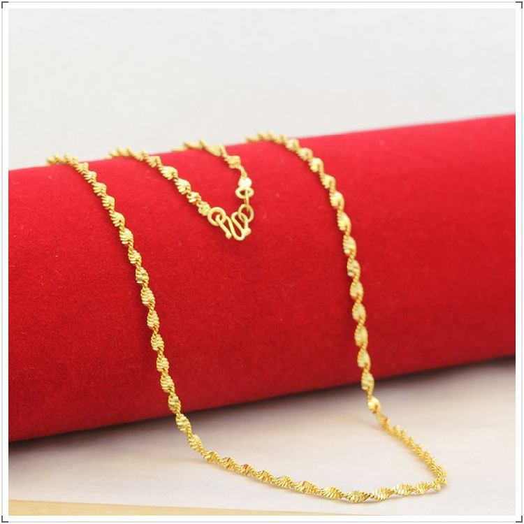 golden necklace