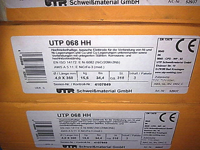 UTP 2535Nb镍基电焊条EN ISO 358I-A镍基焊条