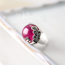 S925���y��ָ ̩�y�R��ِ�Ƕ�t�����ȸ��ָ ��ʯ��ָ Ů�ѶY��