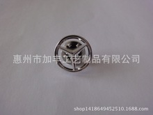 奔驰车标襟针、铜材料、锌合金材料可选
