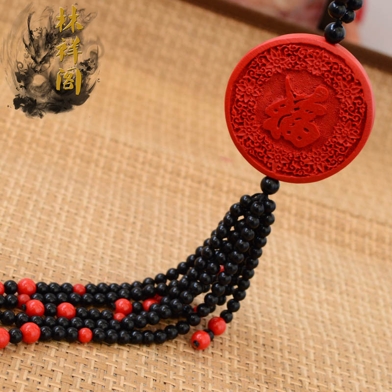 厂家批发跑江湖庙会夜市展销会地摊热卖货源朱砂红漆雕 汽车挂件|ru