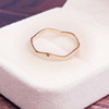 Elegant accessory, universal ring for beloved, European style, Korean style, simple and elegant design