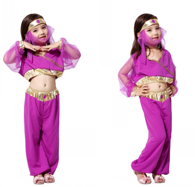 Halloween Children's Costume Stage Performance Costume Girls Ball G-0089 Arab Princess Costume