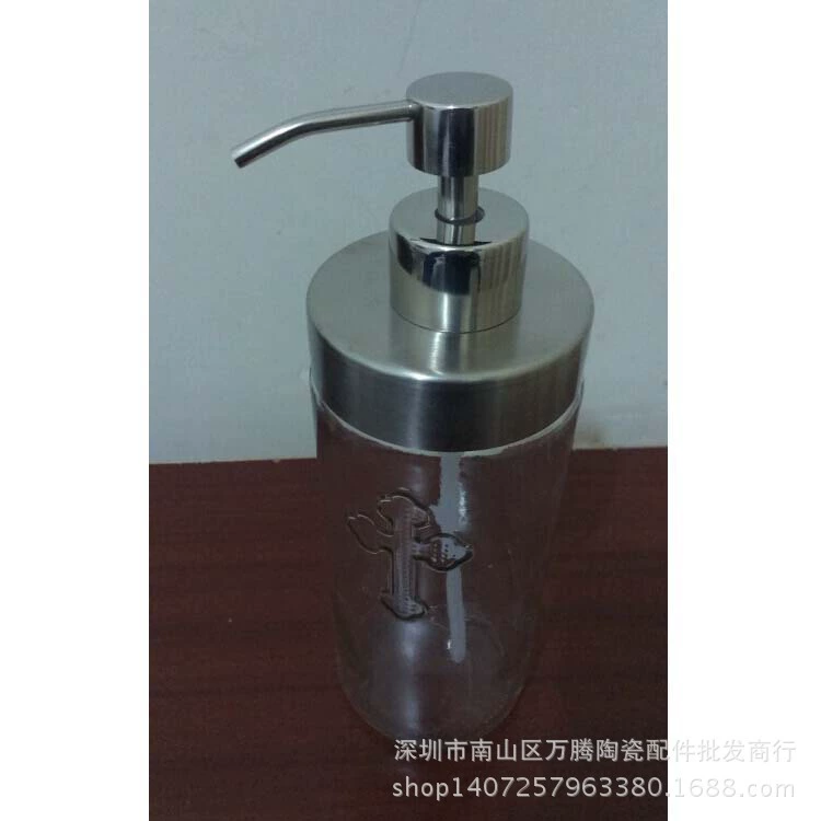 Новый оптовый насос для дезинфицирующего средства для рук из 100% нержавеющей стали. Насадка насоса для ванной комнаты. Керамические аксессуары Насадка насоса