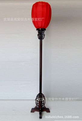 Chinese style Floor lamp To fake something antique Floor lamp Chinese style Lanterns travel permit Manufactor Direct selling wooden  Lanterns Carved Lights