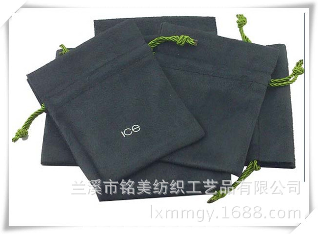 厂家绒布袋定做  高品质束口抽绳绒布袋 首饰饰品绒布袋