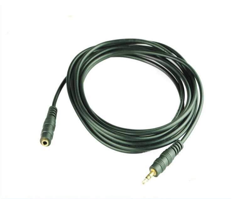 1.5 m earphone extension cable 3.5mm male to female cable for hole extension cable computer audio cable with package