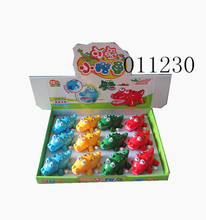 淘宝奶粉赠品热销儿童过家家 亲子互动6613上链鳄鱼 卡通发条玩具