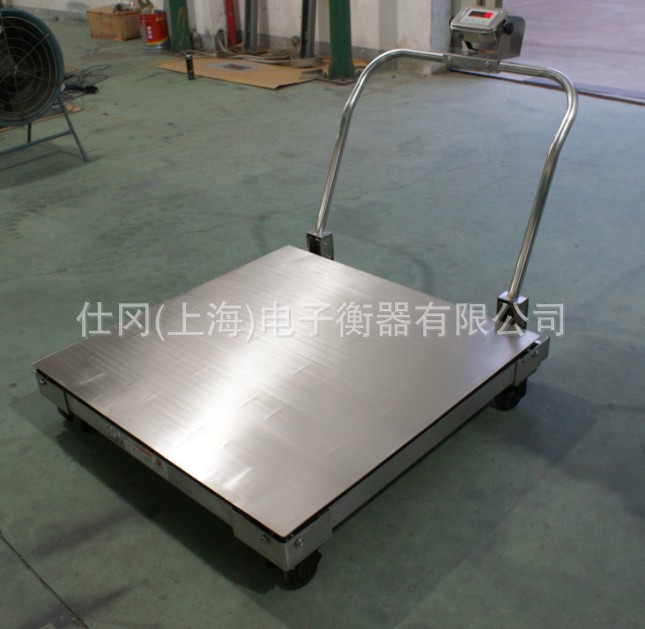 手推移动电子地磅不锈钢5
