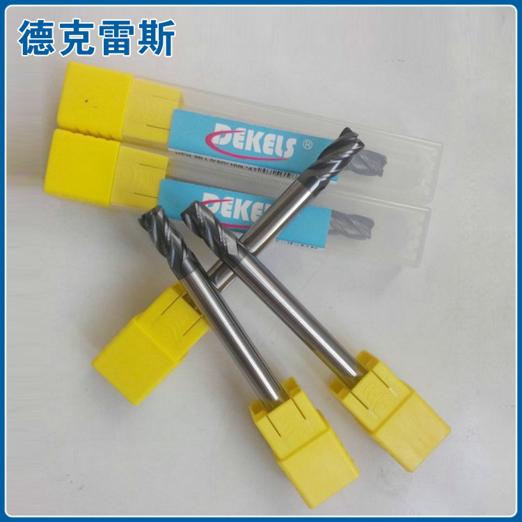65度圆鼻硬质合金铣刀HEH8R1-8D-100L-4T 德国原装非标刀具