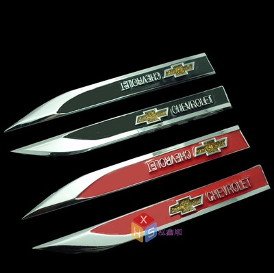 Chevrolet Fenders Cruze Decorative stickers refit Three-dimensional metal Fender standard