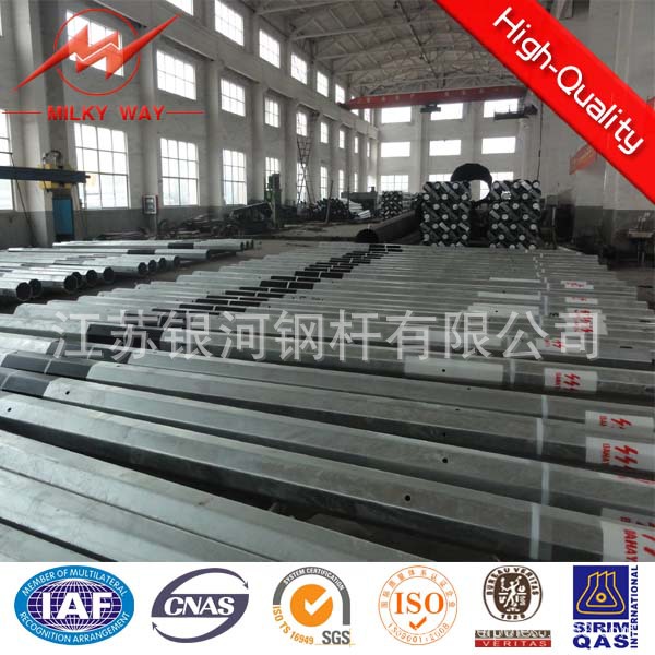 出口电力杆、钢管杆、钢杆、输电线路钢管杆